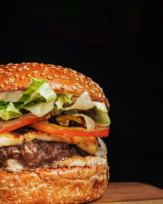 CRAV signature smash burger