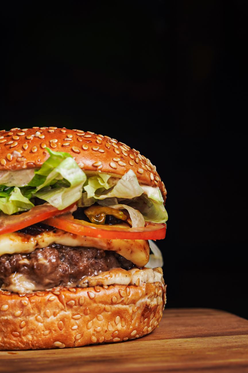 CRAV signature smash burger